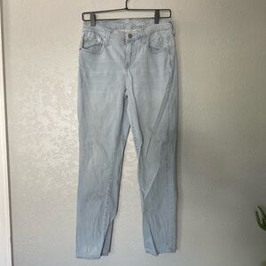 Gap light wash straight jeans